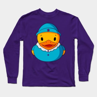 Fancy Easter Rubber Duck Long Sleeve T-Shirt